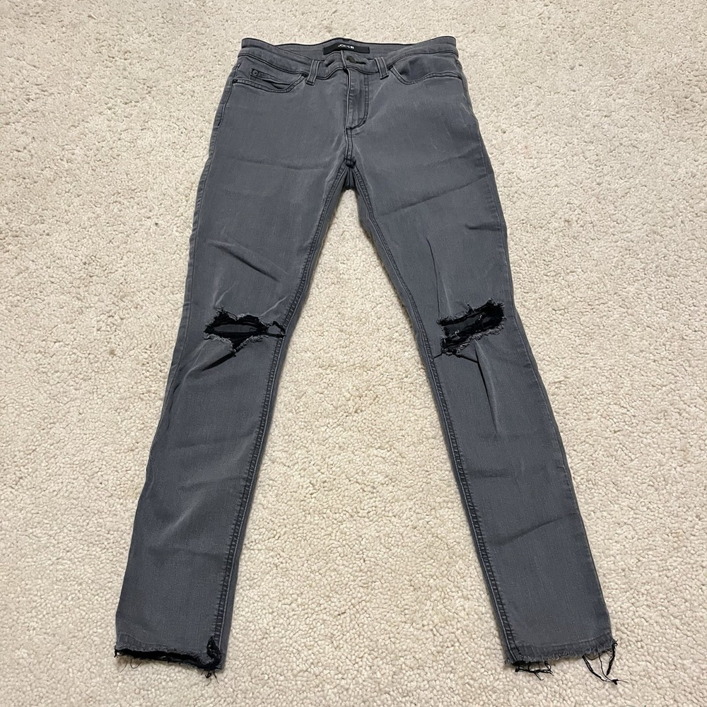 Joe's Jeans Adie‎ Flawless The Vixen Ankle Gray Skinny Jeans $189 Size W27